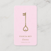 Carte De Visite Initiales de l'agent immobilier du concessionnaire (Devant)