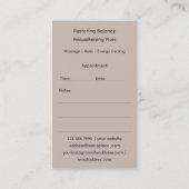 Carte De Visite Inner Oracle | Third Eye Design (Dos)