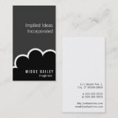 Carte De Visite Innovation Visionnaire Créative Moderne (Devant / Derrière)