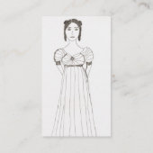 Carte De Visite Inscription de Jane Austen (Dos)