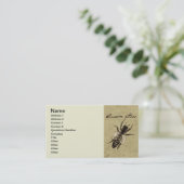 Carte De Visite Insecte de la faune de l'abeille Queen (Debout devant)