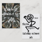 Carte De Visite Insecte de Waynes oct. - customisé (Devant / Derrière)