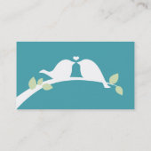 Carte De Visite Inséparables d'Aqua (Dos)