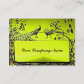 Carte De Visite INSÉPARABLES mariages, noir blanc, jaune topaz (Dos)