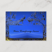 Carte De Visite INSÉPARABLES mariages, noir blanc, saphir bleu (Dos)