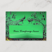 Carte De Visite INSÉPARABLES mariages, noir blanc, vert jade (Dos)