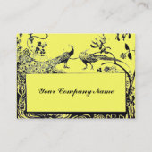 Carte De Visite INSÉPARABLES mariages, noir et blanc, jaune (Dos)