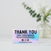 Carte De Visite Insérez-Y Coton (Debout devant)