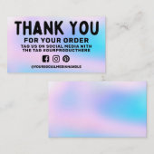 Carte De Visite Insérez-Y Coton (Devant / Derrière)