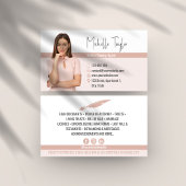 Carte De Visite Insertion moderne Photo Notaire Signature Agent Pr