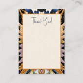 Carte De Visite Insertions de package Emoji, Merci amusant Papillo (Dos)