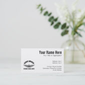 Carte De Visite Insigne d'aviation supérieur (Debout devant)