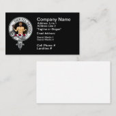 Carte De Visite Insigne de crête MacFarlane (Devant / Derrière)