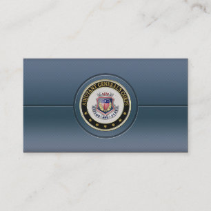 Carte De Visite Insigne régimentaire du Corps AG [3D]