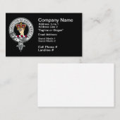 Carte De Visite Insigne Robertson Crest (Devant / Derrière)