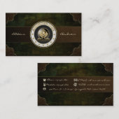 Carte De Visite Insignes régimentaires des corps d'acquisition (Devant / Derrière)
