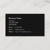 Carte de visite Inspecteur des ouvriers du bâtimen (Dos)