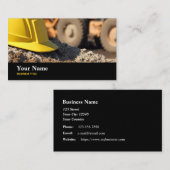 Carte de visite Inspecteur des ouvriers du bâtimen (Devant / Derrière)