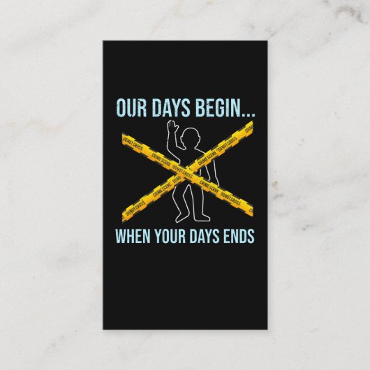 Carte De Visite Inspecteur en sciences judiciaires (Devant)