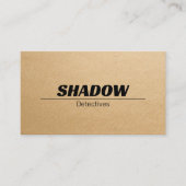 Carte De Visite Inspecteur privé (Devant)