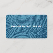 Carte De Visite Inspecteur privé (Devant)