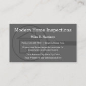 Carte De Visite Inspection à domicile professionnelle Conception m (Devant)