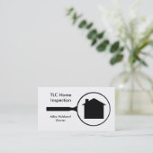 Carte De Visite Inspection de maison simple (Debout devant)