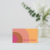 Carte De Visite Inspiration Rétro (Debout devant)