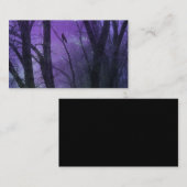 Carte De Visite Inspiration violette profonde (Devant / Derrière)