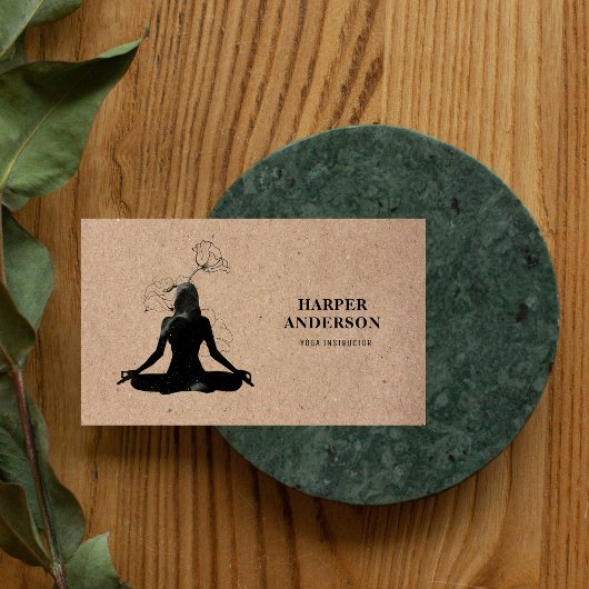Carte De Visite Inspiration Yoga Instructeur Professionnel