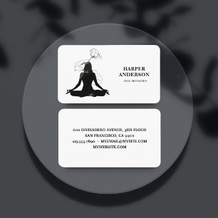Carte De Visite Inspiration Yoga Instructeur Professionnel
