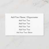 Carte de visite inspirationnel religieux - SRF (Dos)