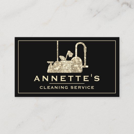 Carte de visite inspiré pour le nettoyage haut de  (Devant)