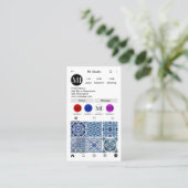 Carte de visite Insta (Debout devant)