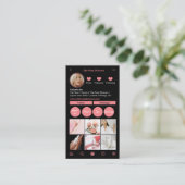 Carte de visite Instagram (Debout devant)