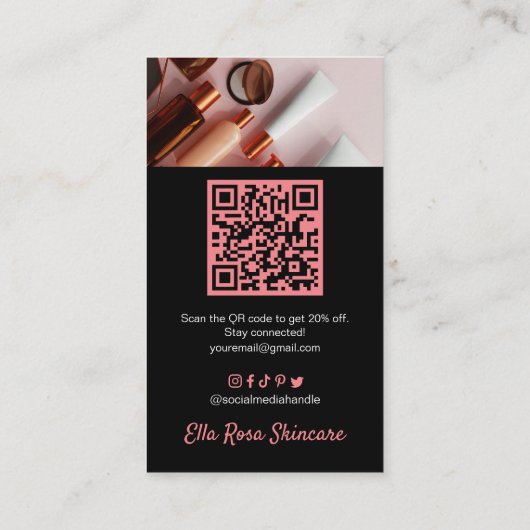 Carte de visite Instagram (Dos)