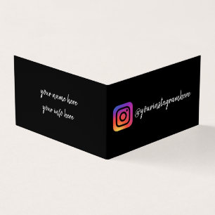 Carte De Visite Instagram