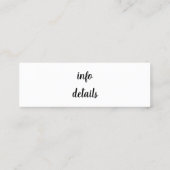 carte de visite instagram (Dos)