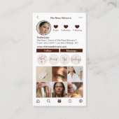 Carte de visite Instagram (Devant)