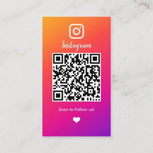 Carte De Visite Instagram (Dos)
