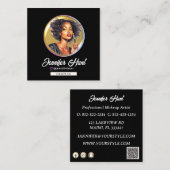 Carte de visite Instagram Black&Gold (Devant / Derrière)