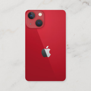 Carte De Visite Instagram compte rouge téléphone modifier concepti