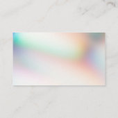 Carte De Visite Instagram facebook dégradé holo (Dos)