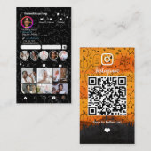 Carte De Visite Instagram Halloween (Devant / Derrière)