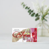 Carte de visite Instagram représentant Avon (Debout devant)