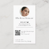 Carte de visite Instagram simple (Dos)