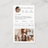 Carte de visite Instagram simple (Devant)