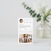 Carte de visite Instagram simple (Debout devant)