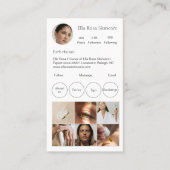 Carte de visite Instagram simple (Devant)