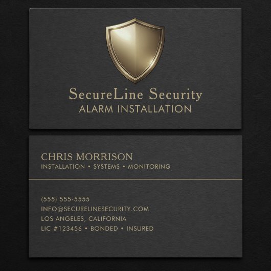 Carte De Visite Installation d'alarme